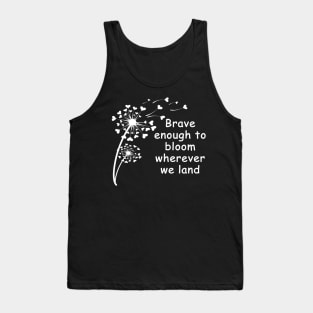 Brave Enough To Bloom, Month of the Military Child 2021 Tank Top